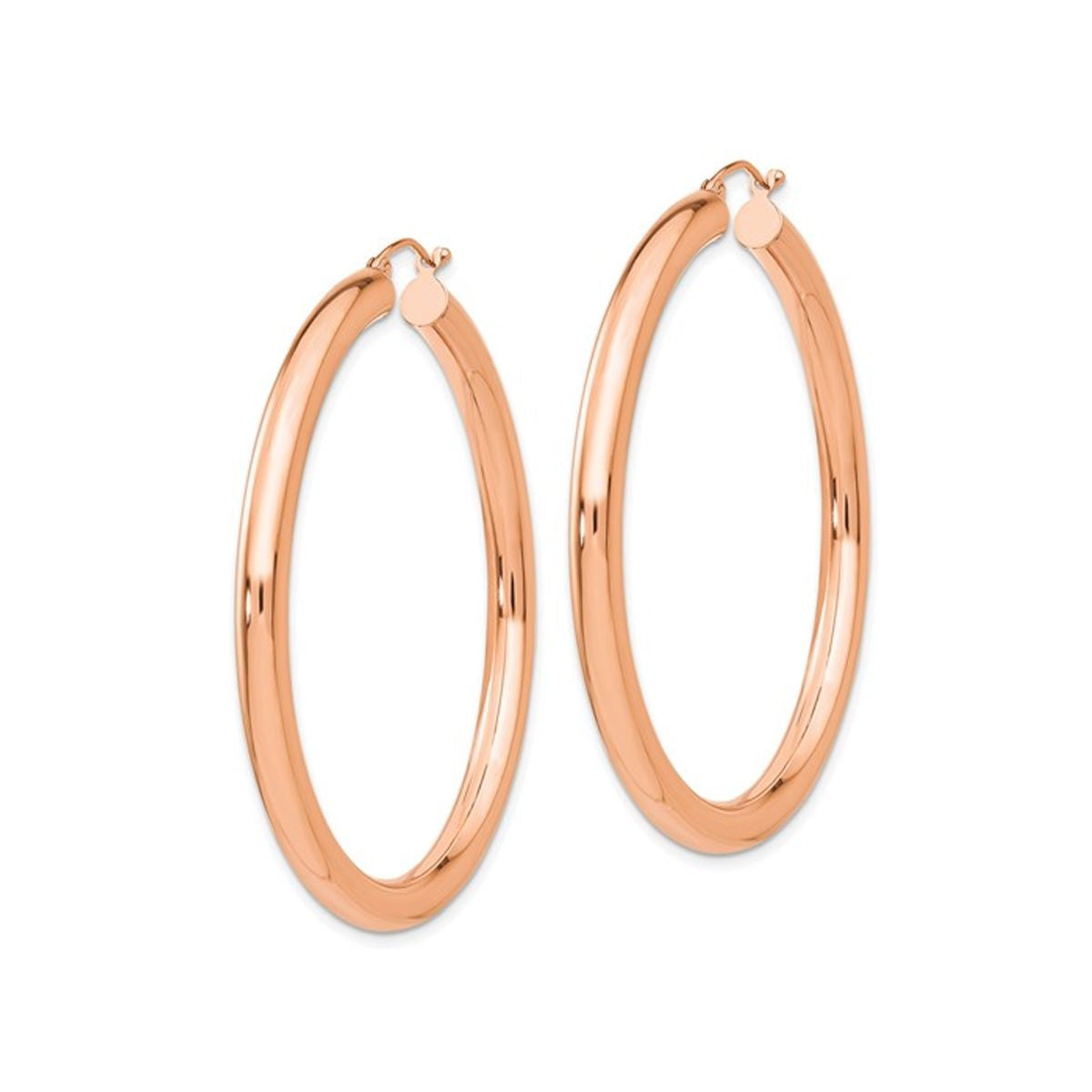 14K ROSE GOLD HOOP EARRINGS