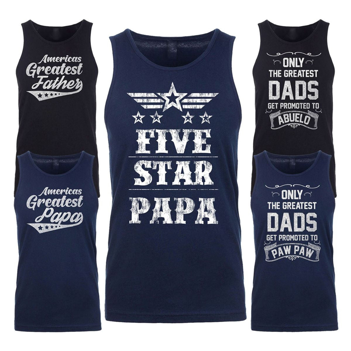 MENS BEST DAD FATHERS DAY TANK TOP