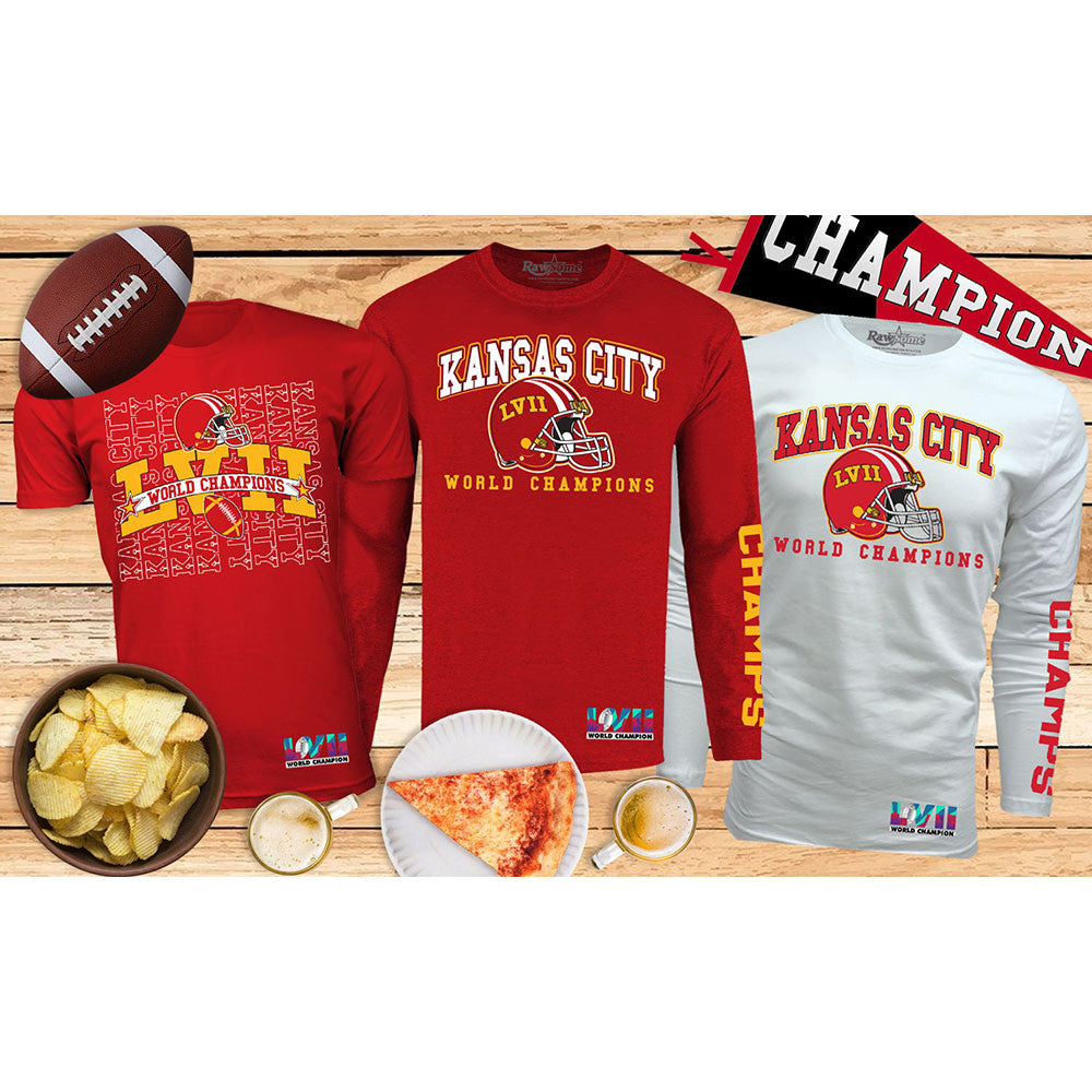 MENS FOOTBALL SUPER CHAMPIONSHIP SHIRT OR HOODIE KANSAS CITY