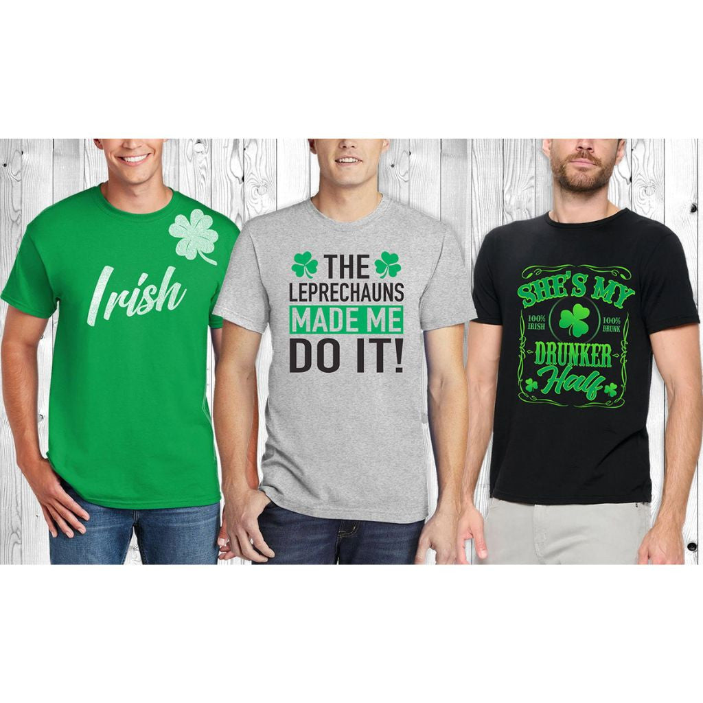 MENS IRISH LOVE ST PATRICKS DAY T SHIRT
