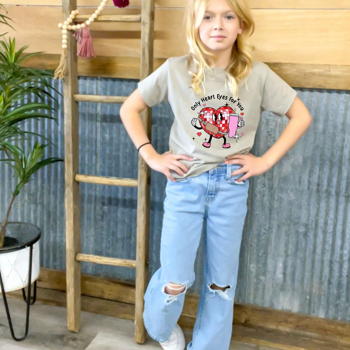 LOVE MUG TEE VALENTINE GRAPHIC TOP