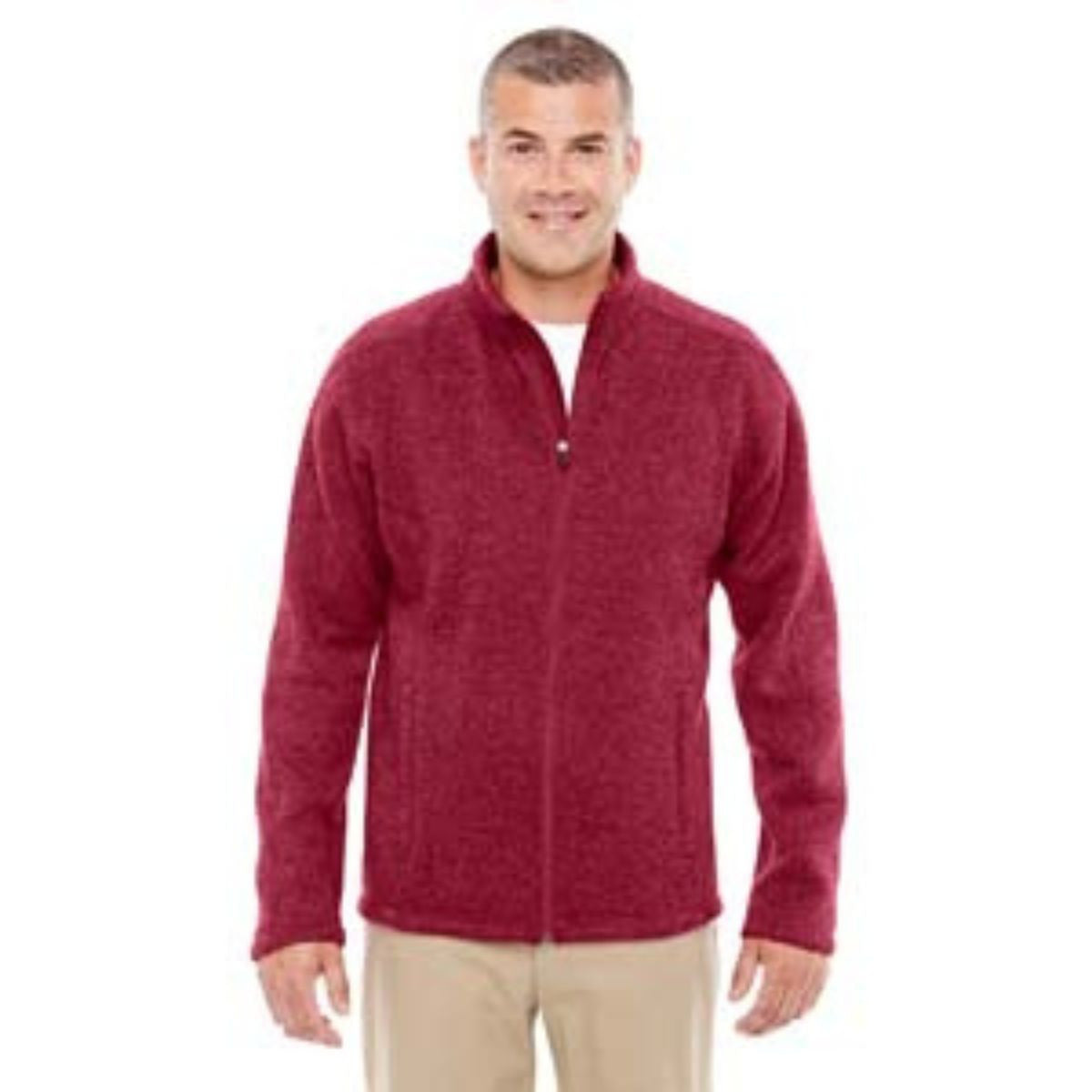 DEVON AND JONES MENS BRISTOL FULL ZIP FLEECE JACKET