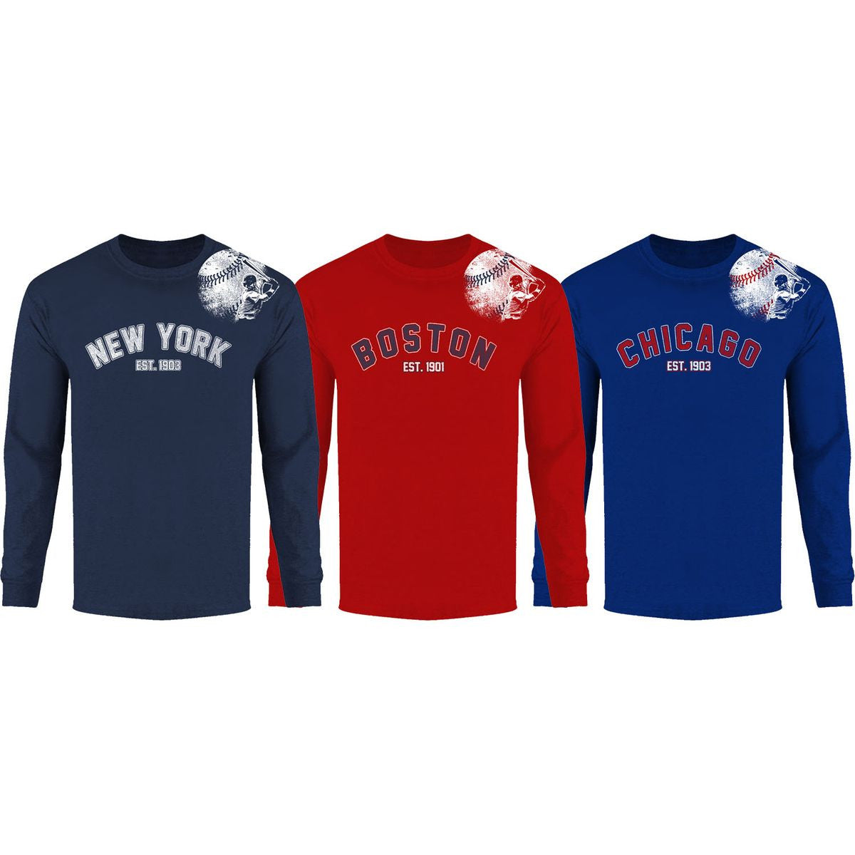 MENS BATTER UPP BASEBALL LONG SLEEVE SHIRTS