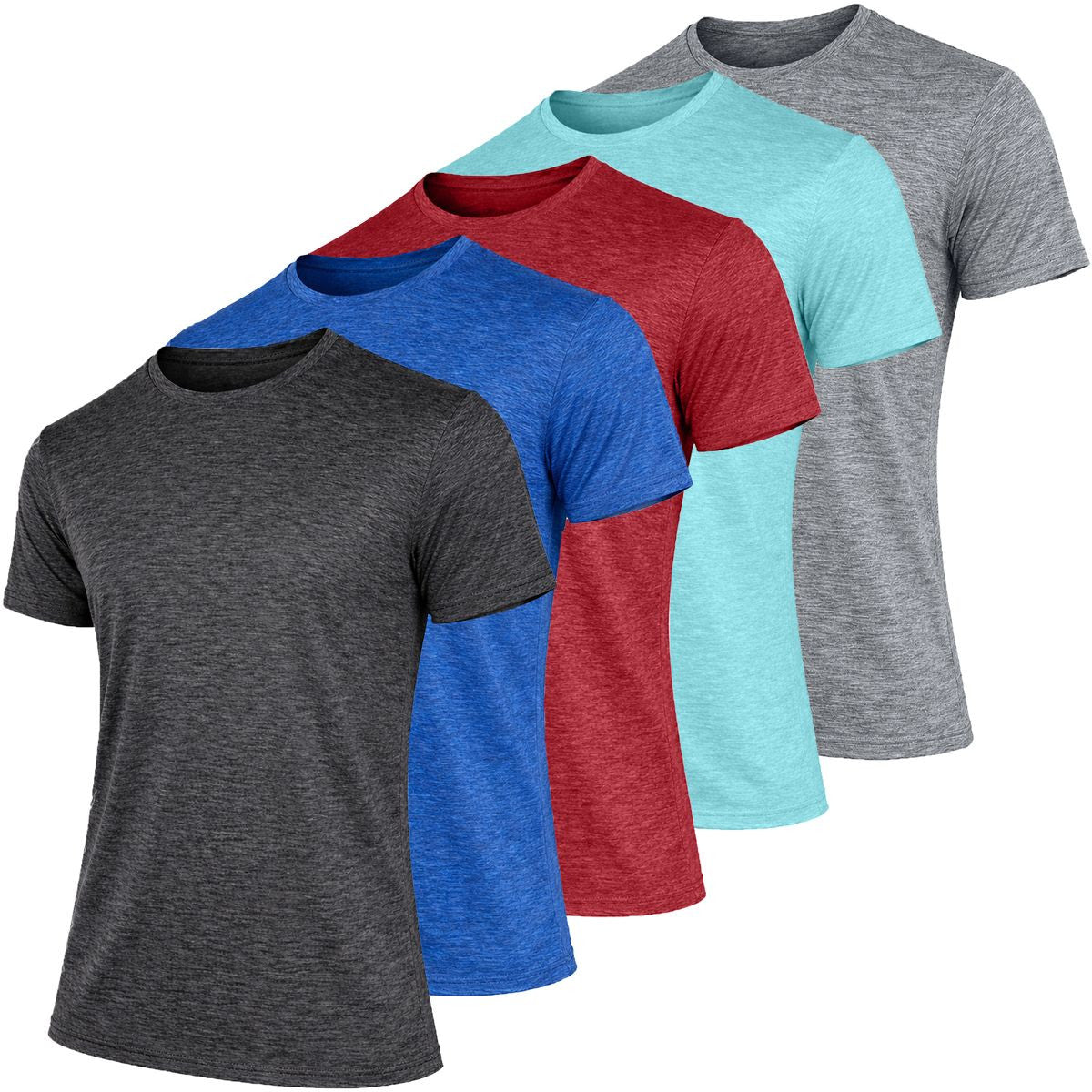 MENS MOISTURE WICKING PERFORMANCE SHORT SLEEVE TEE