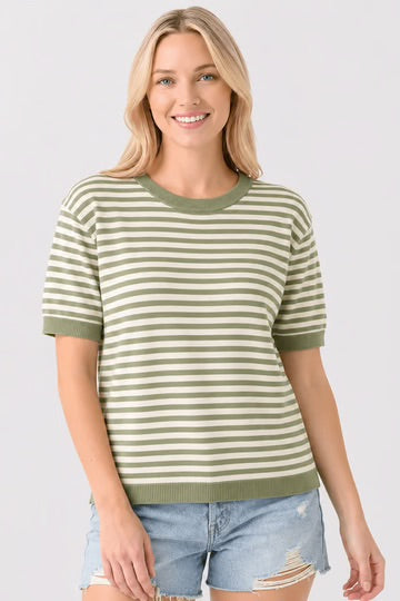 The eucalyptus stripe pullover