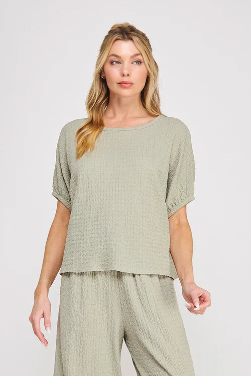 The coastal moss knit tee