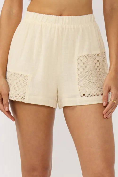 The coastal canvas gauze shorts