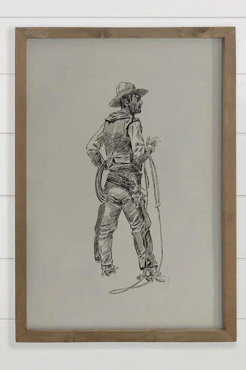 Cowboy sketch