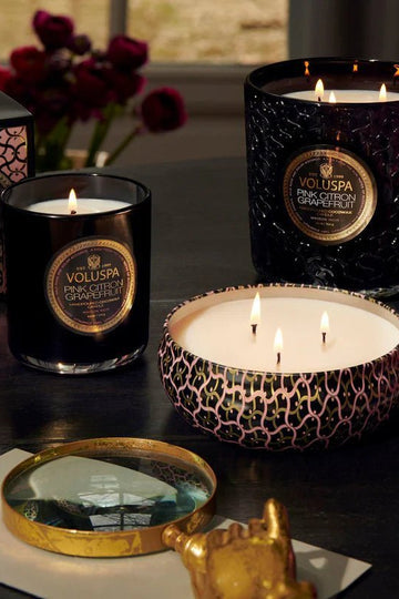 Voluspa 3 wick tin 12 oz candle