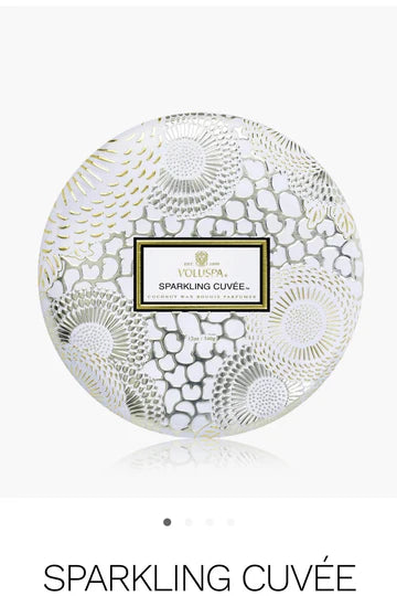 Voluspa 3 wick tin 12 oz candle