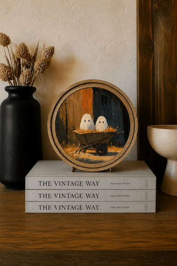 8 inch round wheelbarrow ghosts arch