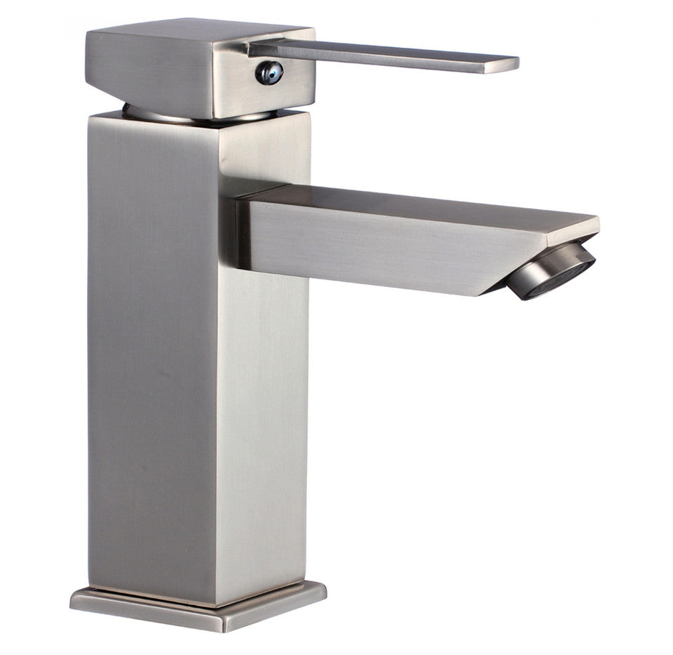Amelia 9 inch brushed nickel sink faucet