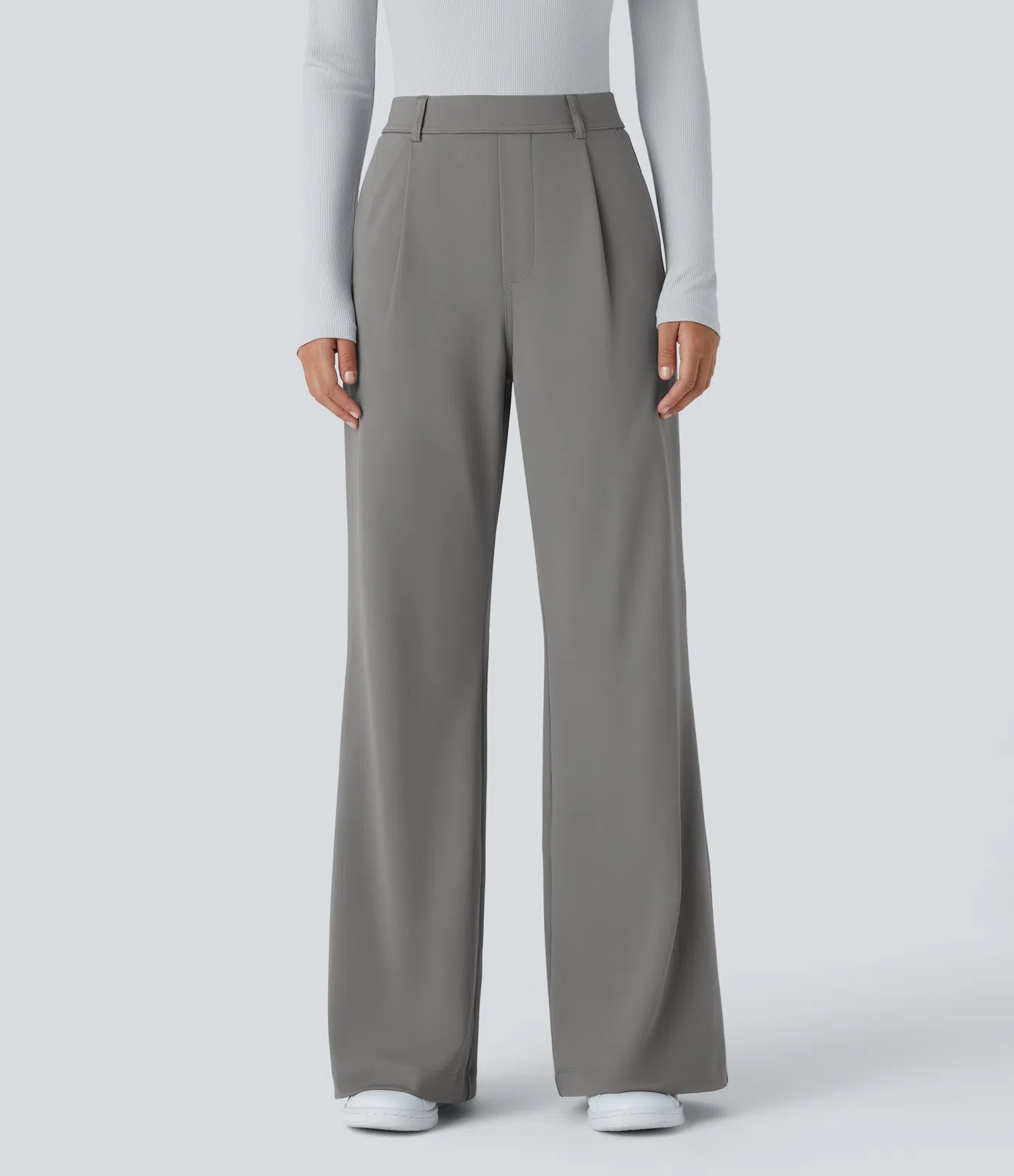 Day stretch high waisted pocket work flare pants