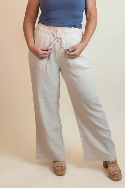 Lovestitch womens sailcloth drawstring pants