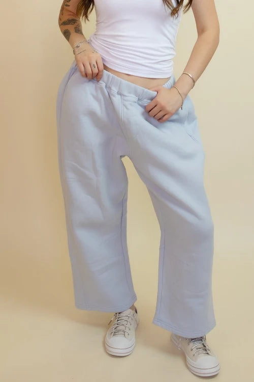 Mono b womens salt air cotton barrel pants
