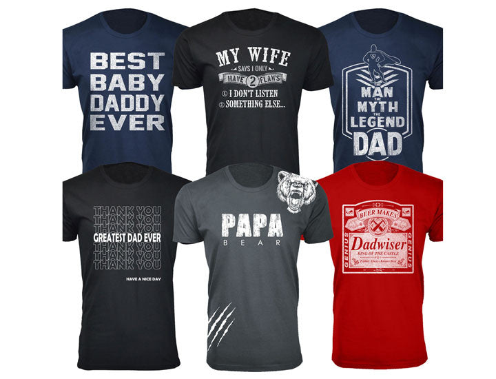 MENS DAD THEME T SHIRTS