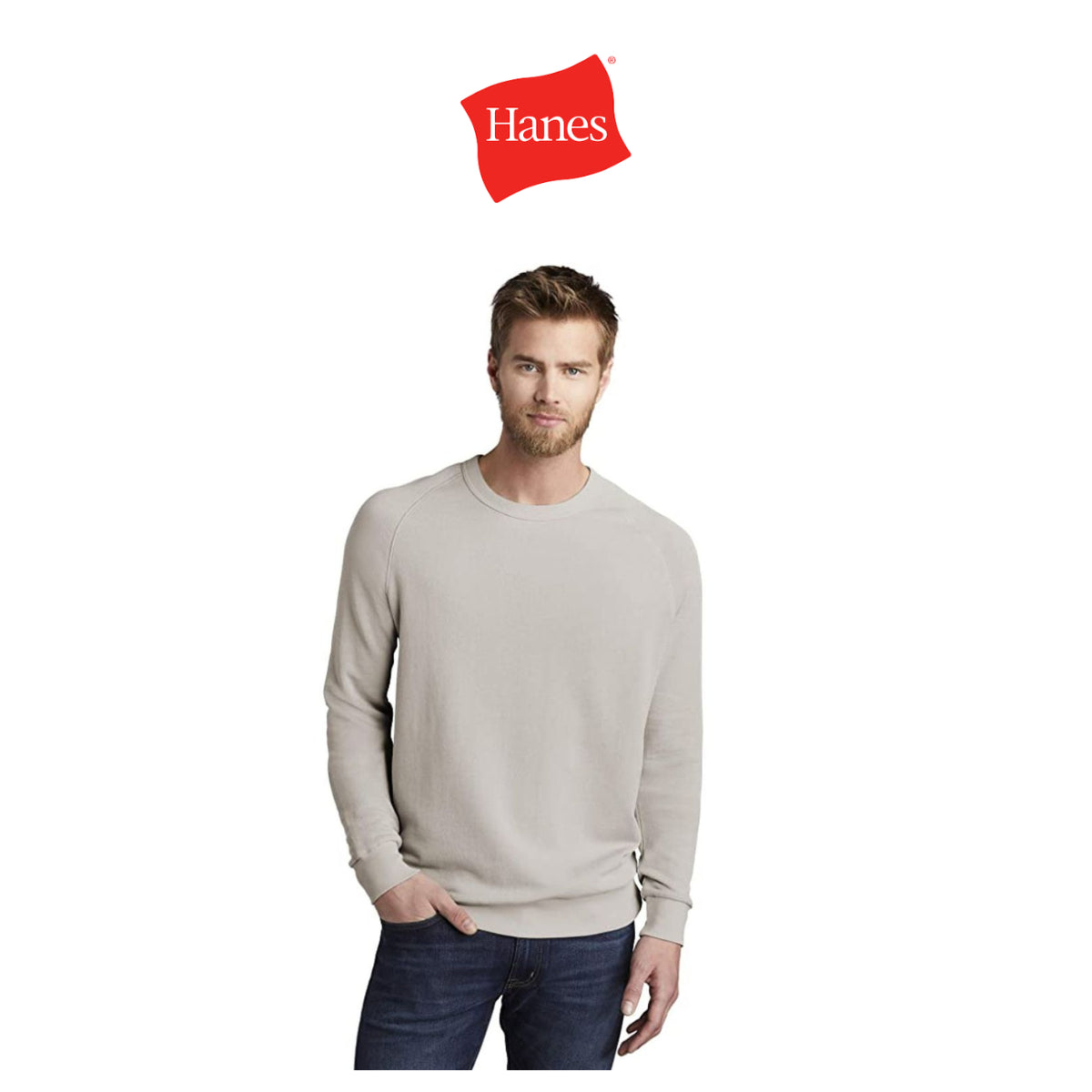 HANES ALTERNATIVE MENS WASHED TERRY CHAMP