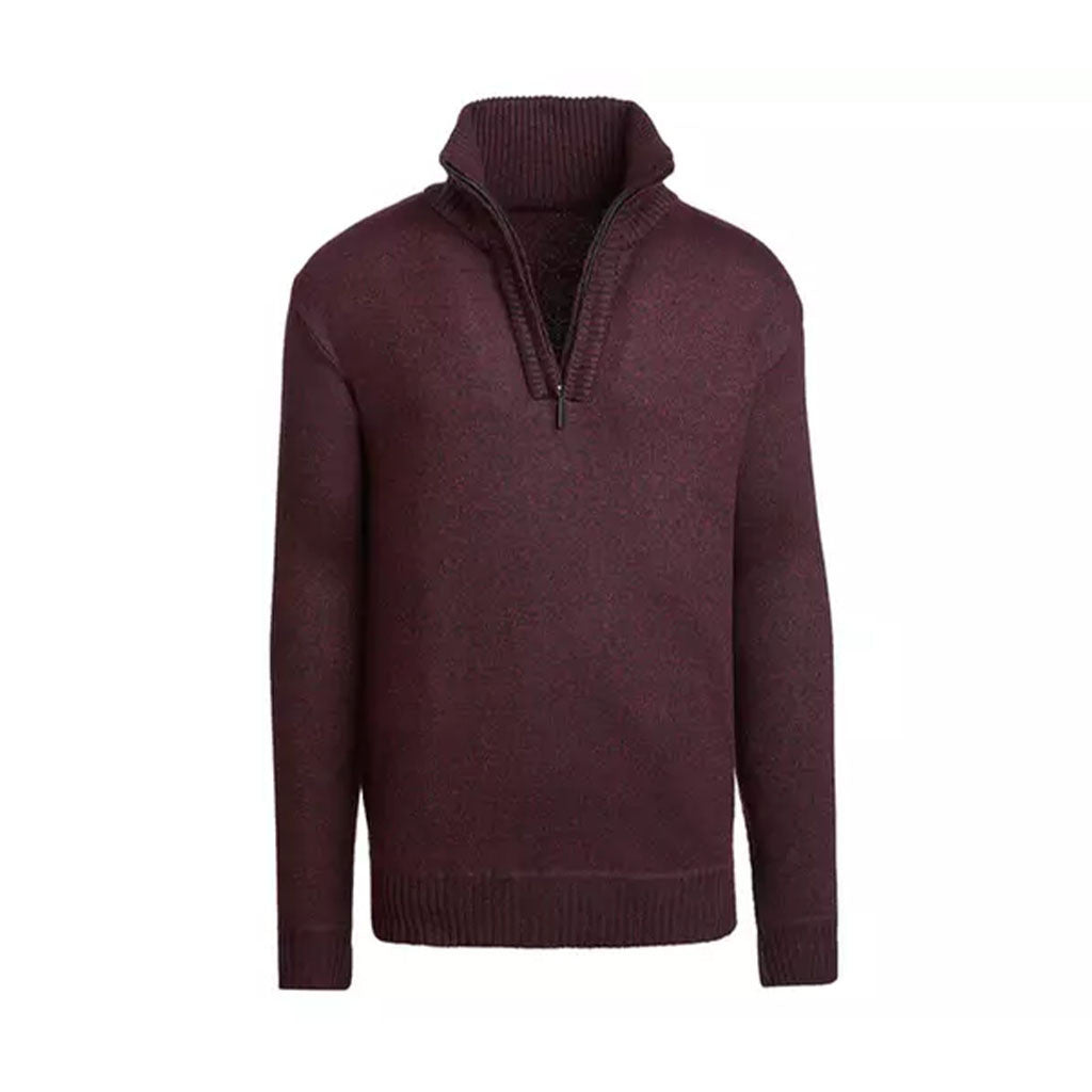 ALTA MENS CASUAL LONG SLEEVE HALF ZIP MOCK NECK SWEATER JACKET