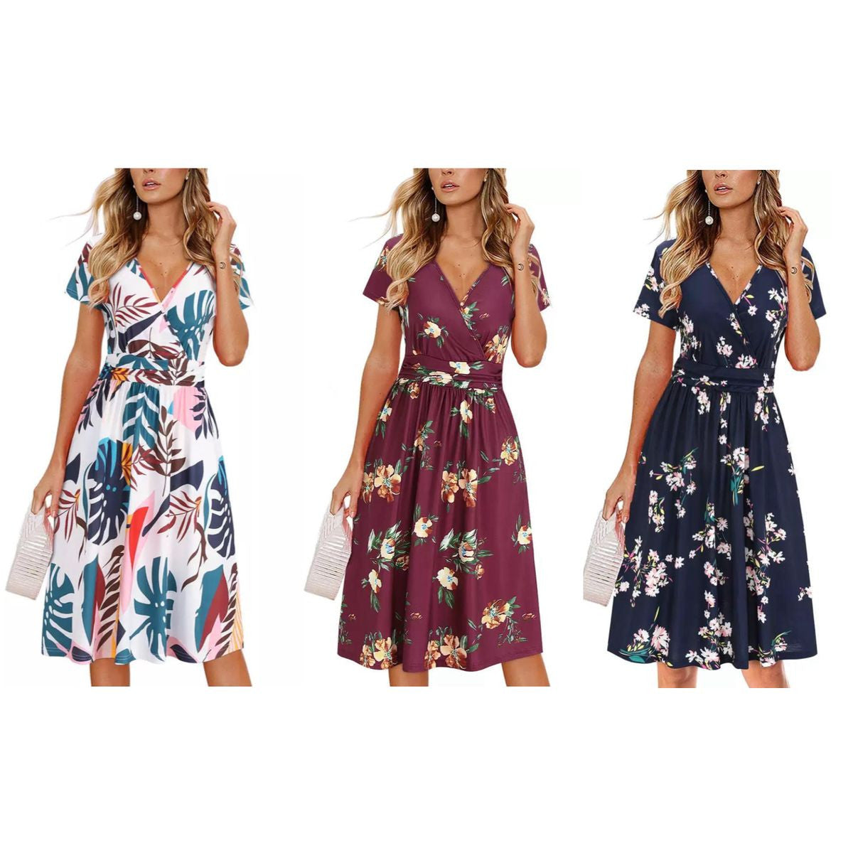 LEO ROSI WOMENS CARRIE FLORAL DRESS