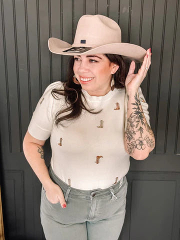 CATTLEMAN FELT WESTERN COWGIRL HAT
