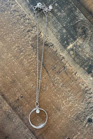 CELESTE CIRCLE GEM NECKLACE