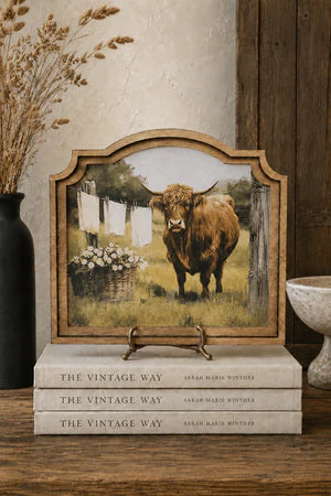 HIGHLAND LAUNDRY PROVINCIAL FRAMED ART