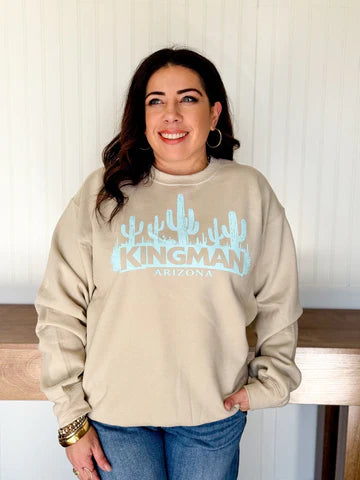 KINGMAN ARIZONA UNISEX GRAPHIC PULLOVER SWEATSHIRT