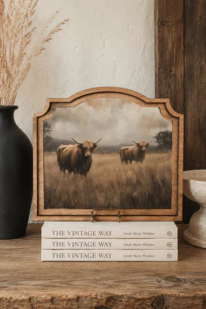 MEADOW HIGHLANDS PROVINCIAL FRAMED ART
