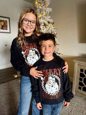 MERRY CHRISTMAS YOUTH UNISEX GRAPHIC SWEATSHIRT