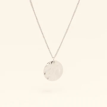 PRESSIE LUNA DISC NECKLACE
