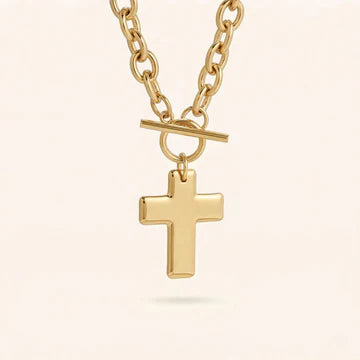 PRESSIE UNITY CROSS NECKLACE