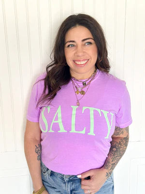 SALTY PURPLE TEE