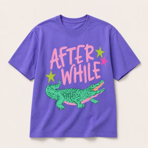 THE AFTER A WHILE CROCODILE GRAPHIC TEE