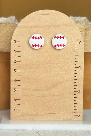 THE BALLPARK STUD EARRINGS