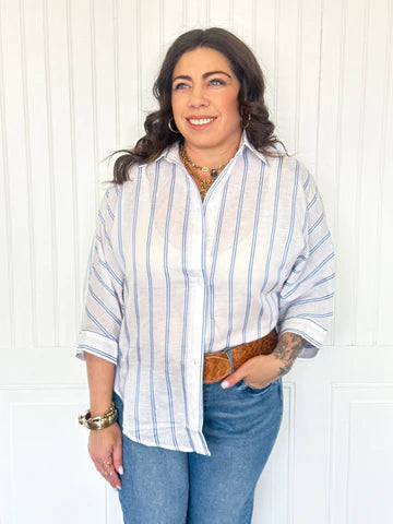THE BLUELINE BREEZE 3/4 SLEEVE SHIRT