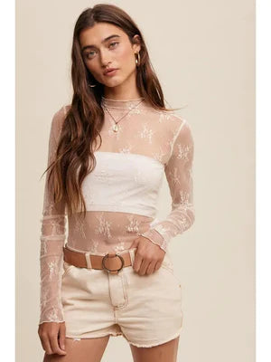 THE ETHEREAL LACE LONG SLEEVE