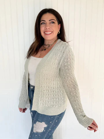 THE LINEA RIBBED CARDIGAN