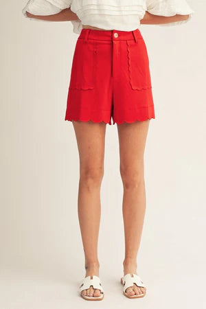 THE MARIBEL SCALLOP SHORTS