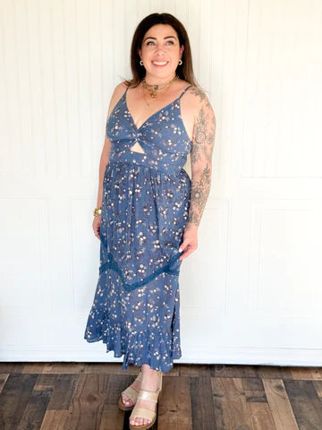 THE PERIWINKLE DRIFT DRESS