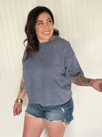 THE STARDUST STUD TEE