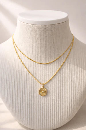 THE SUNBEAM DUO NECKLACE
