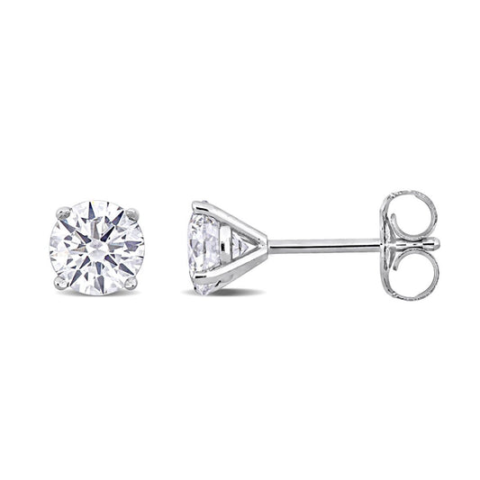 1.00 CARAT LAB GROWN DIAMOND SOLITAIRE EARRINGS