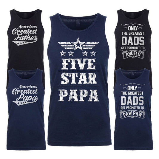 MENS BEST DAD FATHERS DAY TANK TOP