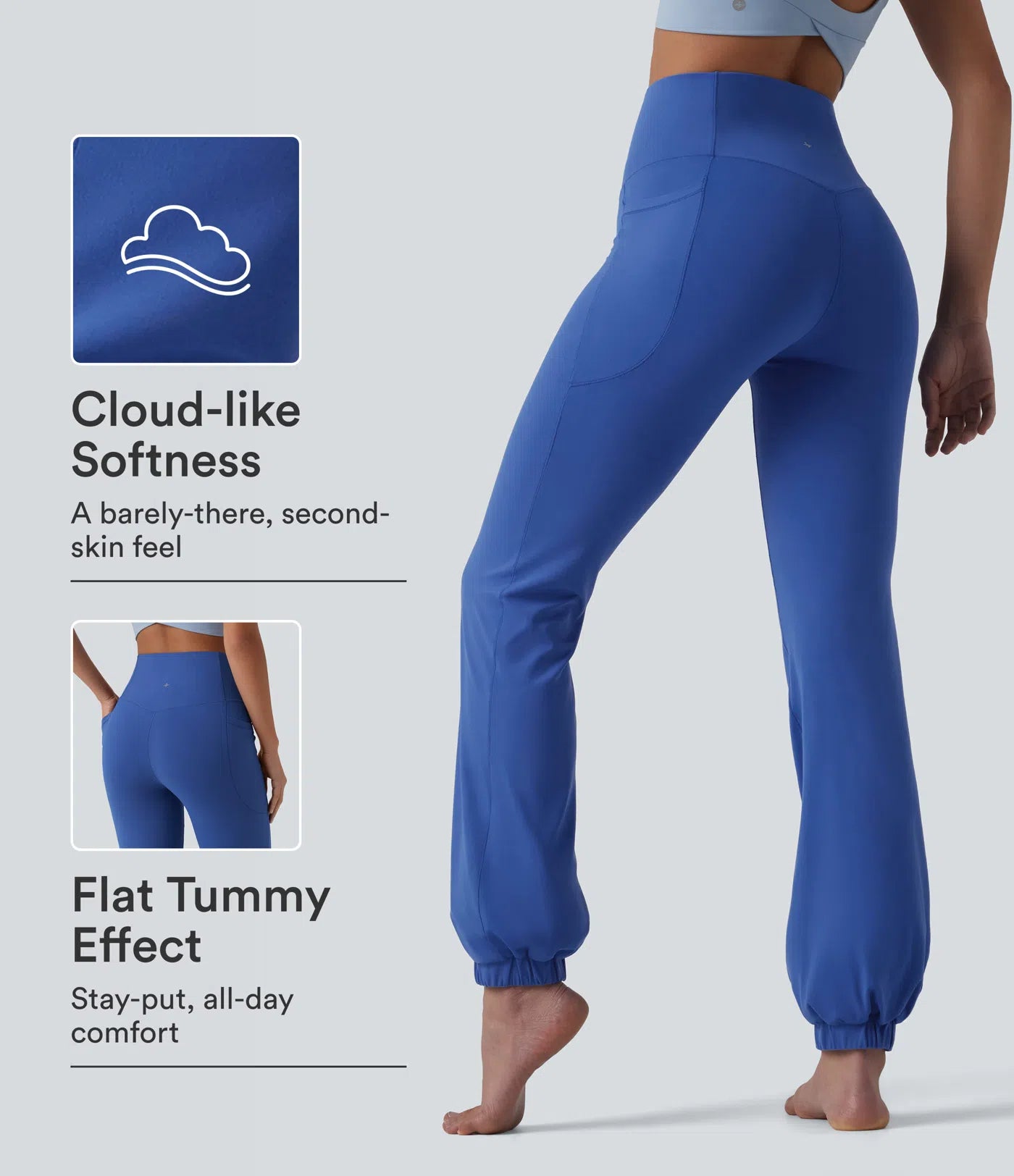 SOFTLY ZERO HIGH WAISTED TUMMY CONTROL DANCE BALLOON JOGGERS
