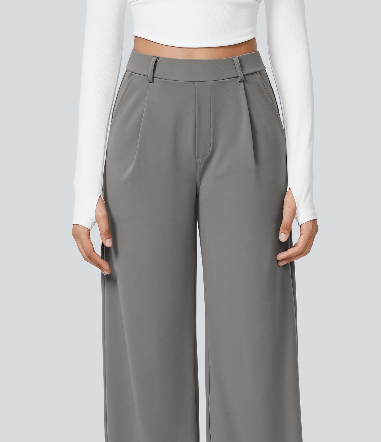 Day stretch high waisted pocket straight leg work pants