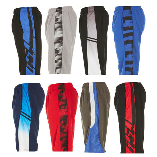 ACTIVE ATHLETIC PERFORMANCE SHORTS FOR MEN 4 PACK