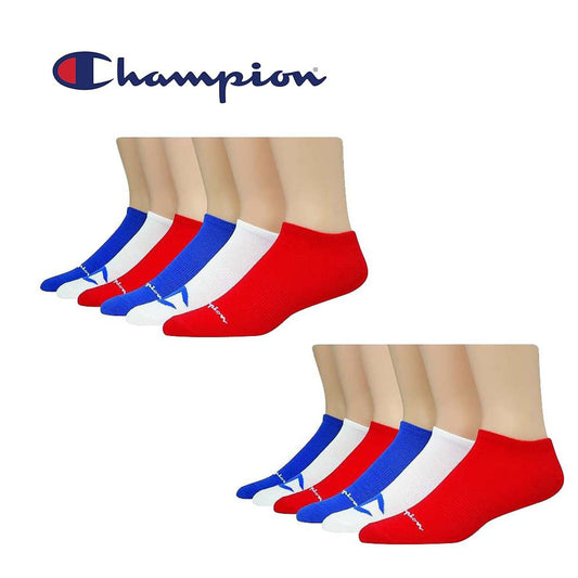 CHAMPION SUPER NO SHOW SOCKS 12 PACK