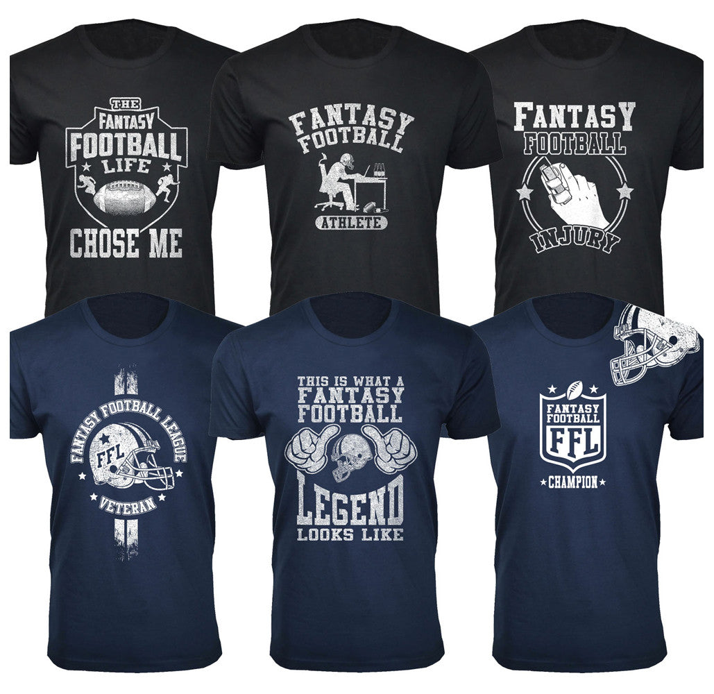 MENS FANTASY FOOTBALL T SHIRT