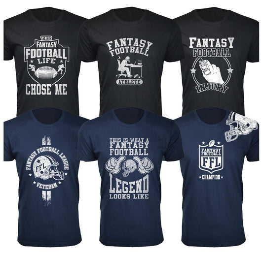 MENS FANTASY FOOTBALL T SHIRT