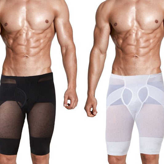 MENS MESH BODY SLIMMING COMPRESSION SHAPEWEAR UNDERWEAR